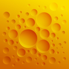 Poster - Abstract background with yellow circles