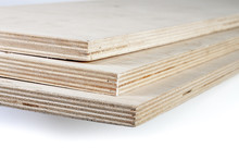 Three Light Plywood Boards Stacked