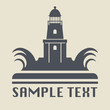 © Flavijus Piliponis - Lighthouse icon or sign, vector