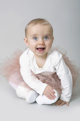 Wall Mural - Baby Girl in tutu