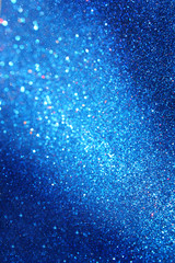 Wall Mural - Defocused abstract blue lights background