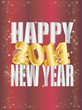 happy 2014 new year vector