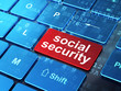 © Maksim Kabakou - Safety concept: Social Security on computer keyboard background