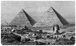 Gizeh (Egypt) - View : 19th century