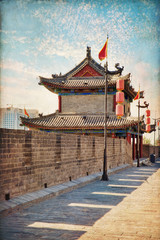 Wall Mural - Xian - ancient city wall  