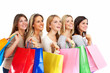 © grinny - Group of shopping people.