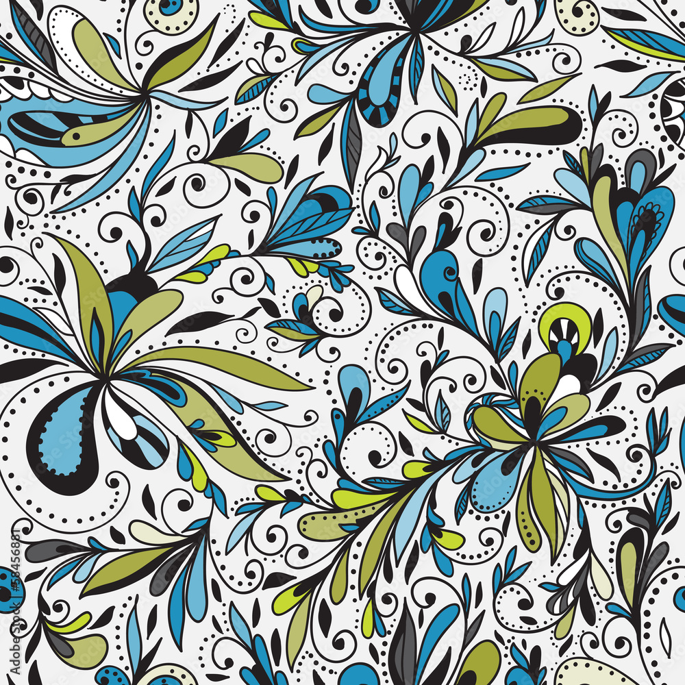doodle-bezszwowe-tlo-kwiatowy