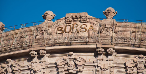 Wall Mural - Detail of city of Genoa in Italy