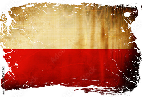 Board z aluminiowym obramowaniem Polska flaga