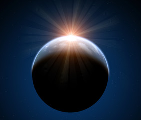 Wall Mural - beautiful space scene