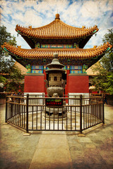 Canvas Print - Beijing, Lama Temple - Yonghe Gong Dajie  