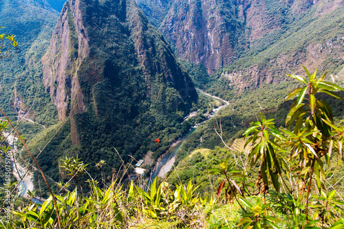 Plakat na papierze fotorealistycznym Tajemnicze miasto - Machu Picchu, Peru, Ameryka Południowa