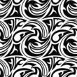 Black and white seamless texture tribal