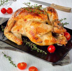 Roasted chicken