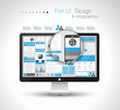 © DavidArts - Infographic Design Template with modern flat style