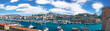 Panoramic view of the Vieux port of Marseille, France