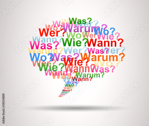 w-fragen – kaufen Sie diese Illustration und finden Sie ähnliche