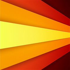 Fototapete - Abstract background with red and orange layers