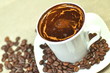 filiżanka aromatycznej kawy