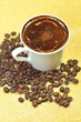 filiżanka aromatycznej kawy