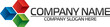 Company logo - three color cube