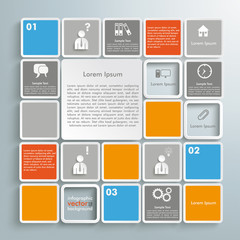 Wall Mural - Mosaic Infographic