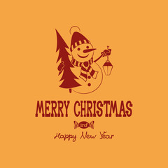 Sticker - Merry Christmas.