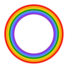 Colorful Rainbow Ring Vector Illustration