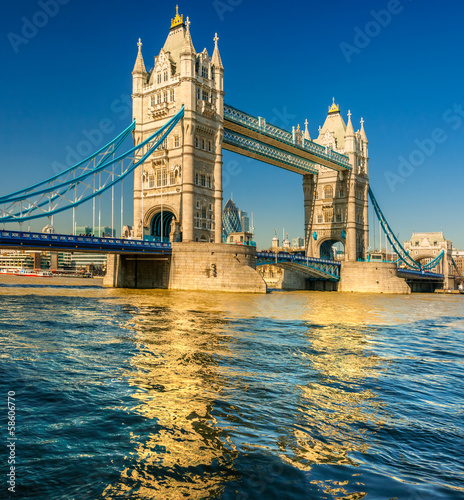 Naklejka samoprzylepna Tower Bridge, Londyn, Wielka Brytania