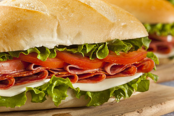 Wall Mural - Homemade Italian Sub Sandwich