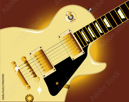Tapeta ścienna Gitara bliska