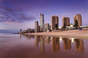 Canvas Print - QE SP Beach Rise Reflect