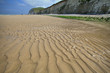 Sand dunes on sea coast at Nord-Pas-de-Calais, France
