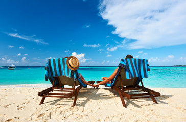 Couple on a beach