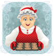 Granny Baked Some Cookies - Vector Illustration