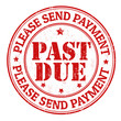 Past due stamp