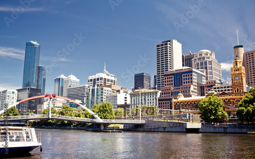 Obraz na płótnie canvas trzyczęściowy "tryptyk" Melbourne, Victoria, Australia