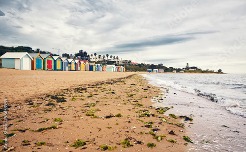 Naklejka samoprzylepna Brighton Bay Beach House