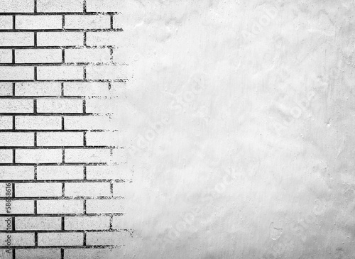 Board z aluminiowym obramowaniem Streszczenie tle ściany