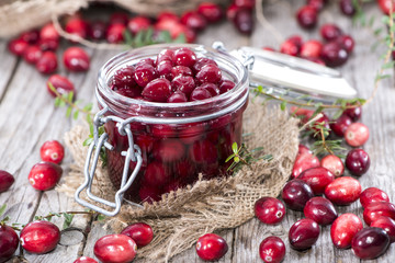 Wall Mural - Canned Cranberries