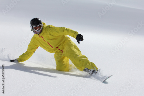 Board z aluminiowym obramowaniem Snowboard freerider