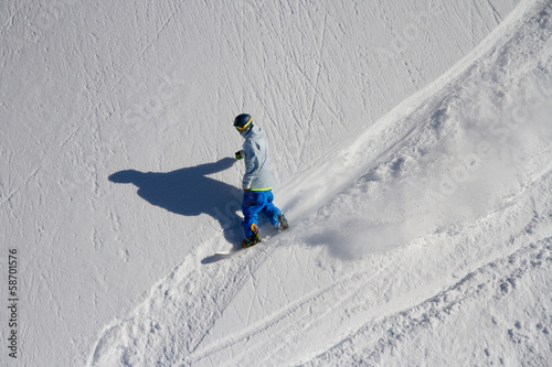 Board z aluminiowym obramowaniem Snowboard freerider