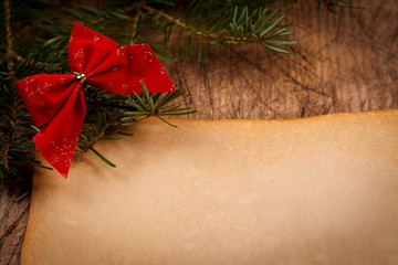  Christmas red ribbon bow