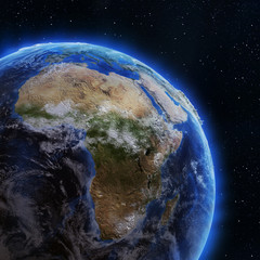 Wall Mural - africa from space