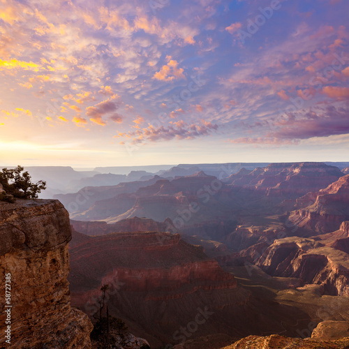 Board z aluminiowym obramowaniem Arizona sundown grand canyon national park yavapai punkt