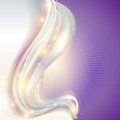 Poster - Abstract waving christmas background