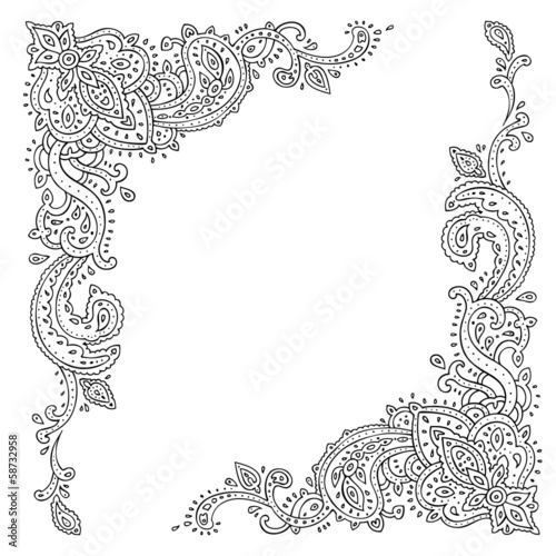 Plakat na papierze fotorealistycznym Paisley. 
