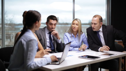 Sticker - business people having a meeting