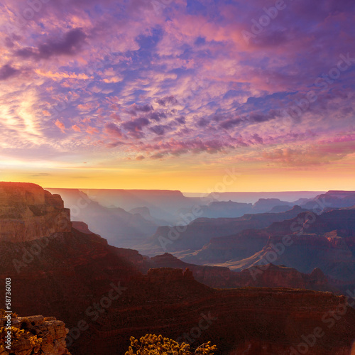 Board z aluminiowym obramowaniem Arizona sundown grand canyon national park yavapai punkt