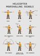 Helicopter marshalling signals